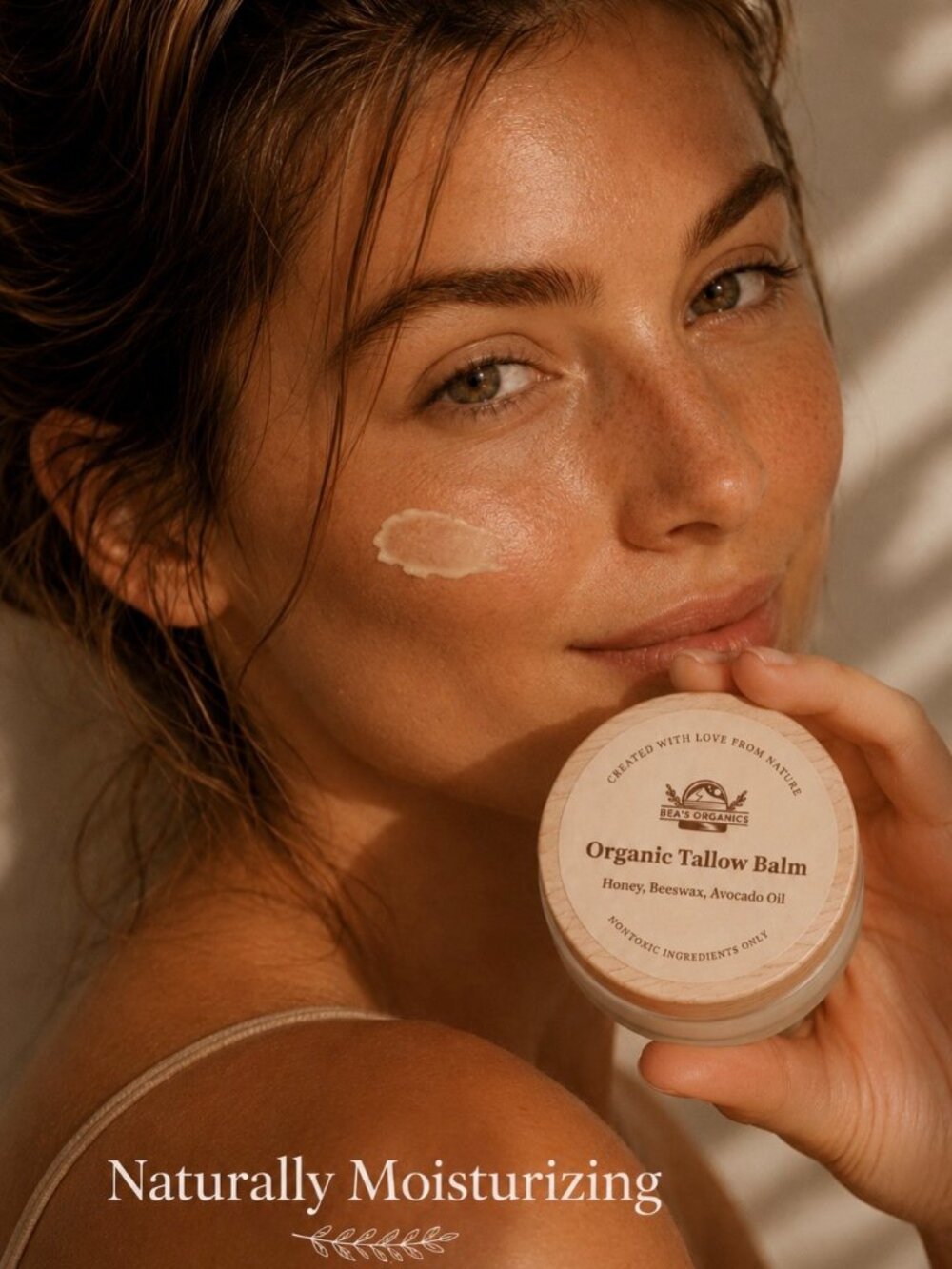 Organic Healing Tallow Balm with Honey and Electrolytes 2 oz